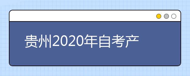 贵州2020年自考产品设计（环境艺术设计方向）（专升本）专业计划