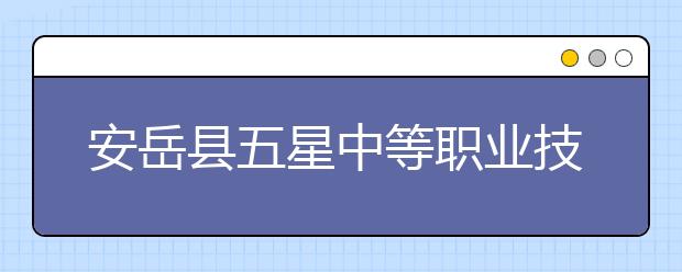安岳县五星中等职业技术学校2019年招生录取分数线