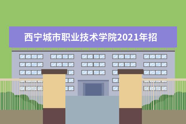 西宁城市职业技术学院2021年招生章程 2020年单考单招简章