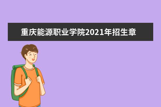 重庆能源职业学院2021年招生章程  怎么样