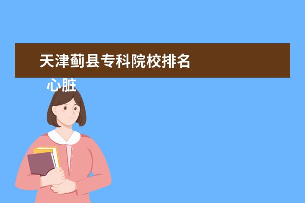 天津蓟县专科院校排名 
  心脏病治疗: