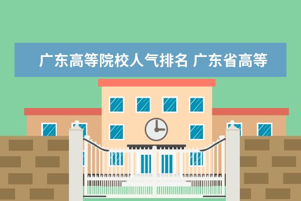 广东高等院校人气排名 广东省高等院校985,211招生人数,特控线