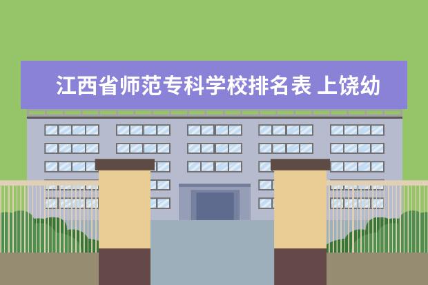 江西省师范专科学校排名表 上饶幼儿师范高等专科学校排名