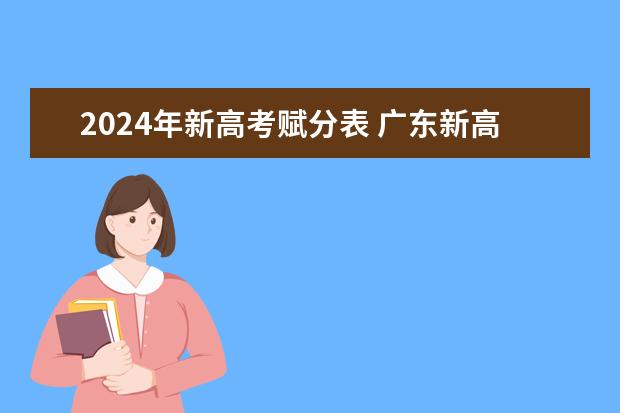 2024年新高考赋分表 广东新高考从哪一年开始实施