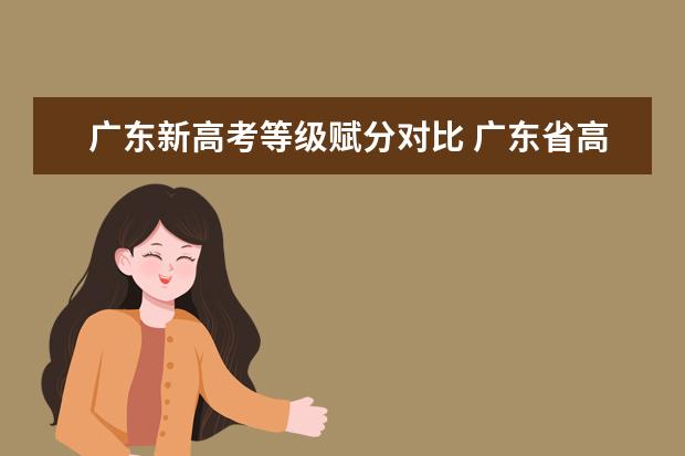 广东新高考等级赋分对比 广东省高考赋分规则及细则
